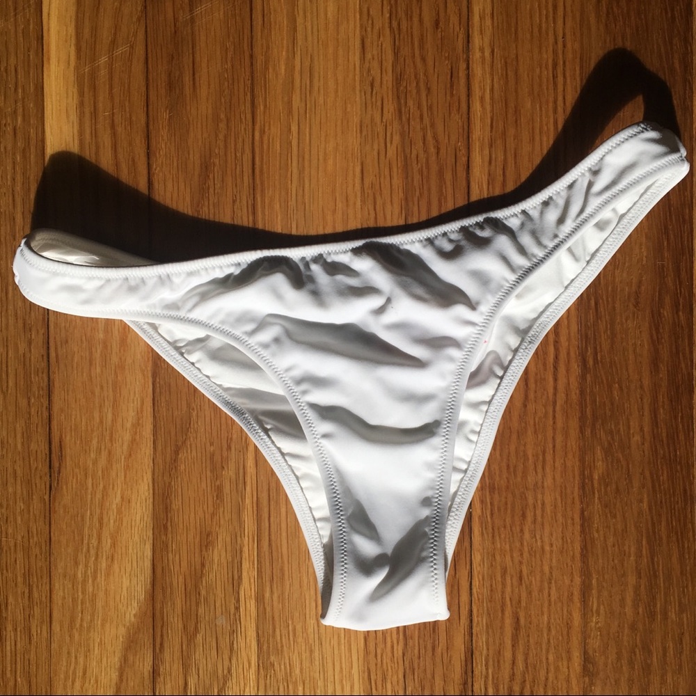 White Victoria’s Secret Bikini Bottoms